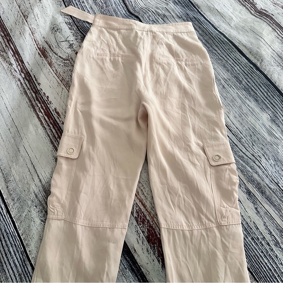 Jonathan Simkhai Light Pink Crepe Cargo Pants​​​ - Picture 8 of 15